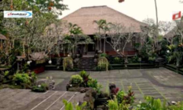 Sarana yang Ada di Teritori Wisata Taman Dedari Ubud Bali