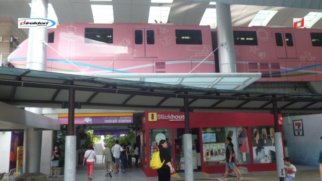 Cara Mengunjungi Sentosa Island Dengan Monorail Express Singapore