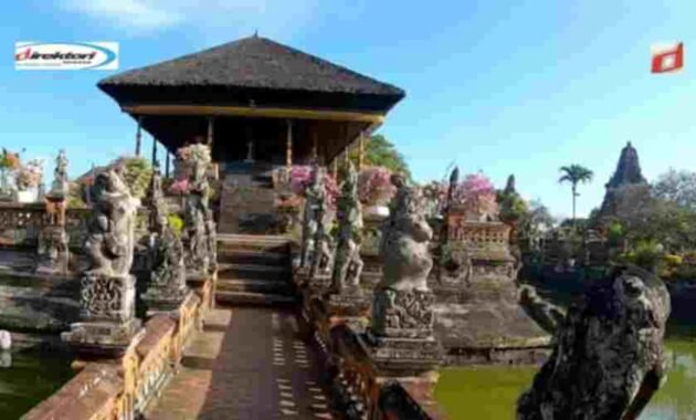Sarana yang Ada di Teritori Wisata Taman Kertha Gosa Klungkung