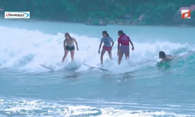 Pantai Lagundri, Spot Terbaik untuk Beberapa Pencinta Surfing di Nias Selatan