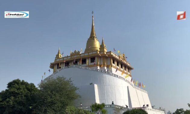 Wat Saket, Melihat Daya tarik Gunung Emas dengan Ketinggian 80 Mtr. di Bangkok