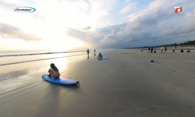 Keindahan Sunset di Pantai Kuta